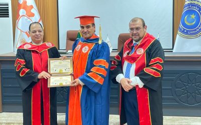 الجامعة العالمية للعلوم والتكنولوجيا تمنح وكيل وزارة الصناعة والمعادن الدكتوراه الفخرية تقديرًا لجهوده في دعم الصناعة الخضراء